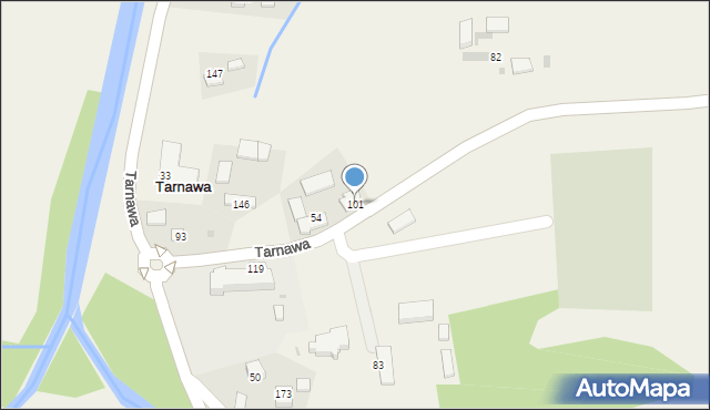 Tarnawa, Tarnawa, 101, mapa Tarnawa