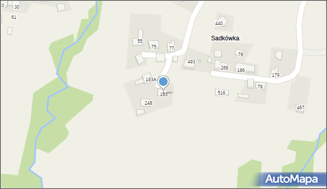 Tarnawa Dolna, Tarnawa Dolna, 193, mapa Tarnawa Dolna