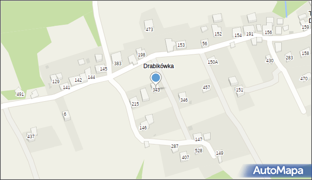 Tarnawa Dolna, Tarnawa Dolna, 343, mapa Tarnawa Dolna