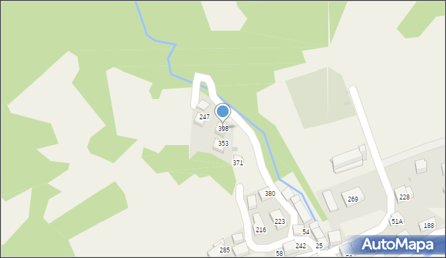 Tarnawa Dolna, Tarnawa Dolna, 398, mapa Tarnawa Dolna