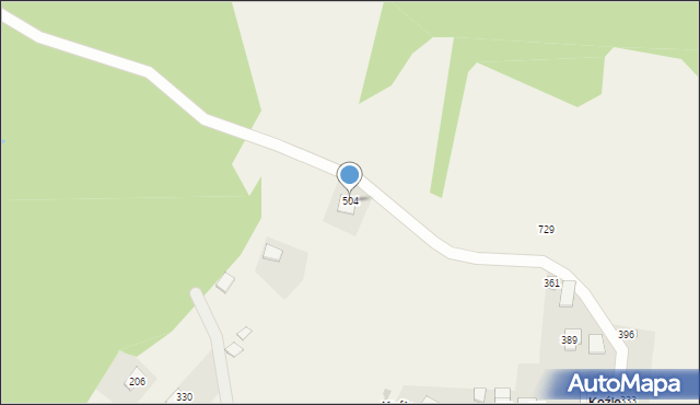 Tarnawa Dolna, Tarnawa Dolna, 504, mapa Tarnawa Dolna