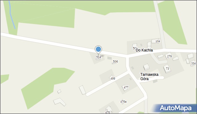 Tarnawa Dolna, Tarnawa Dolna, 514, mapa Tarnawa Dolna