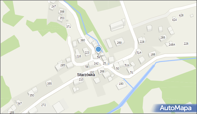 Tarnawa Dolna, Tarnawa Dolna, 54, mapa Tarnawa Dolna