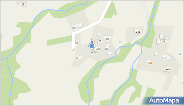 Tarnawa Dolna, Tarnawa Dolna, 85, mapa Tarnawa Dolna