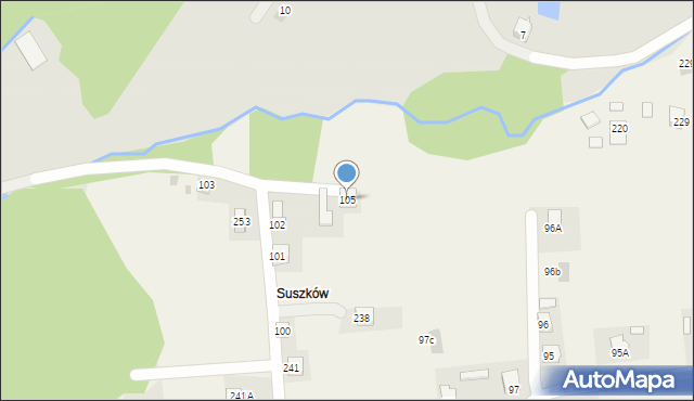 Tarnawa Dolna, Tarnawa Dolna, 105, mapa Tarnawa Dolna