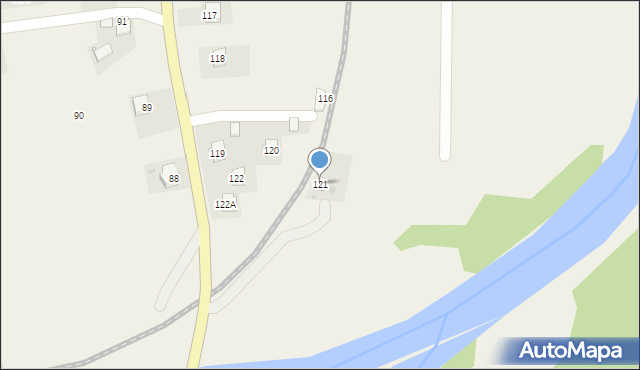 Tarnawa Dolna, Tarnawa Dolna, 121, mapa Tarnawa Dolna
