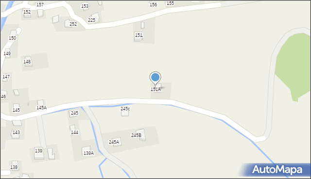 Tarnawa Dolna, Tarnawa Dolna, 151A, mapa Tarnawa Dolna