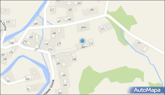 Tarnawa Dolna, Tarnawa Dolna, 169, mapa Tarnawa Dolna