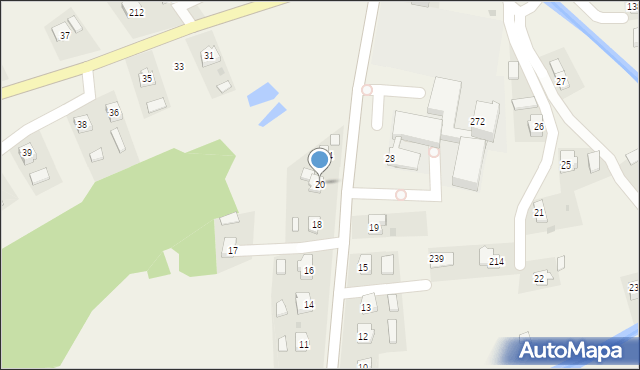 Tarnawa Dolna, Tarnawa Dolna, 20, mapa Tarnawa Dolna