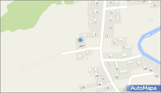 Tarnawa Dolna, Tarnawa Dolna, 240, mapa Tarnawa Dolna