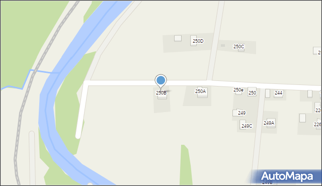 Tarnawa Dolna, Tarnawa Dolna, 250B, mapa Tarnawa Dolna