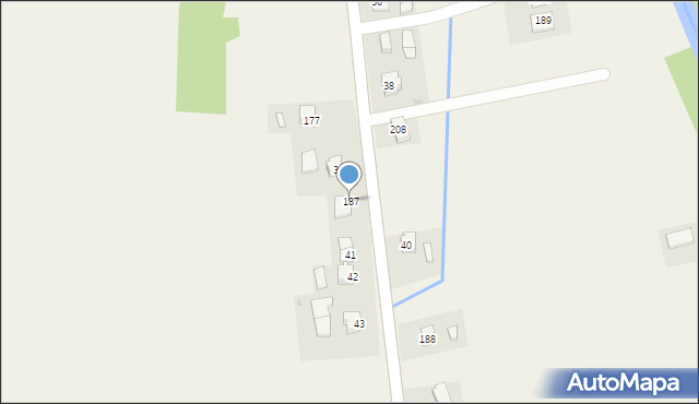 Tarnawa Górna, Tarnawa Górna, 187, mapa Tarnawa Górna