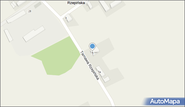 Tarnawa Rzepińska, Tarnawa Rzepińska, 5, mapa Tarnawa Rzepińska