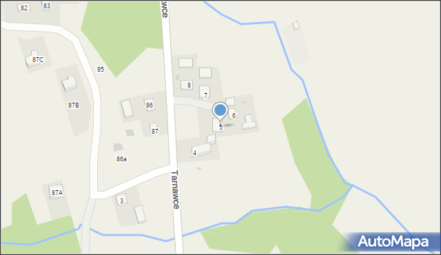 Tarnawce, Tarnawce, 5, mapa Tarnawce