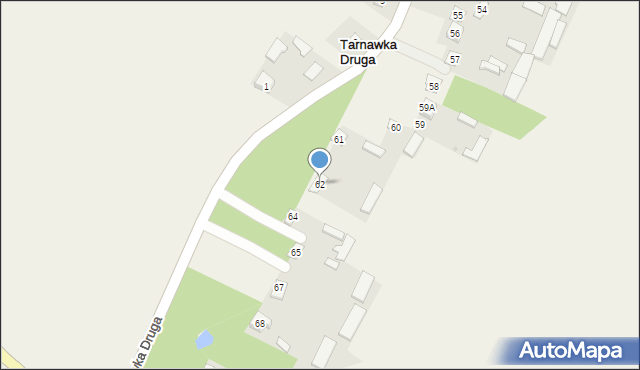 Tarnawka Druga, Tarnawka Druga, 62, mapa Tarnawka Druga