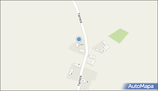Tarnica, Tarnica, 1, mapa Tarnica