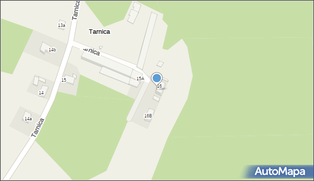 Tarnica, Tarnica, 16A, mapa Tarnica