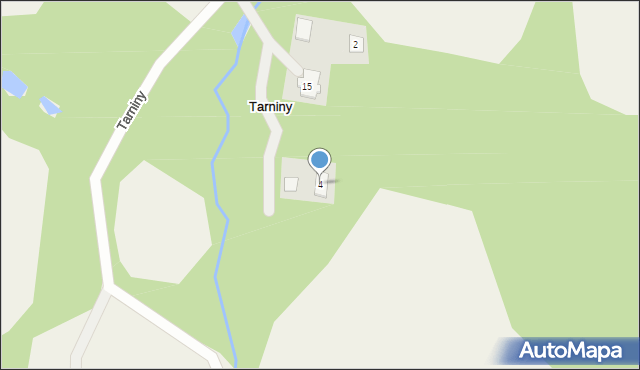 Tarniny, Tarniny, 4, mapa Tarniny