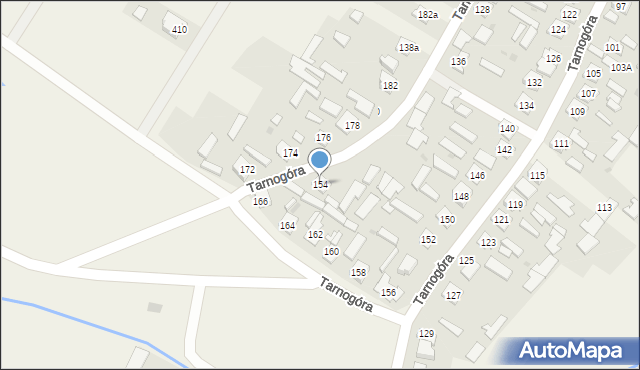 Tarnogóra, Tarnogóra, 154, mapa Tarnogóra