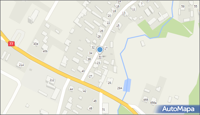 Tarnogóra, Tarnogóra, 21, mapa Tarnogóra