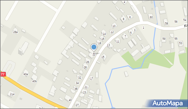 Tarnogóra, Tarnogóra, 22, mapa Tarnogóra