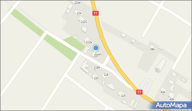 Tarnogóra, Tarnogóra, 222, mapa Tarnogóra