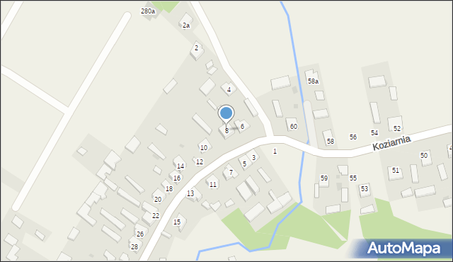 Tarnogóra, Tarnogóra, 8, mapa Tarnogóra