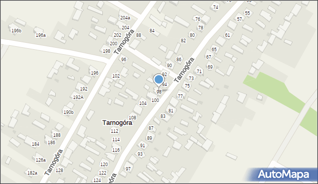 Tarnogóra, Tarnogóra, 98, mapa Tarnogóra