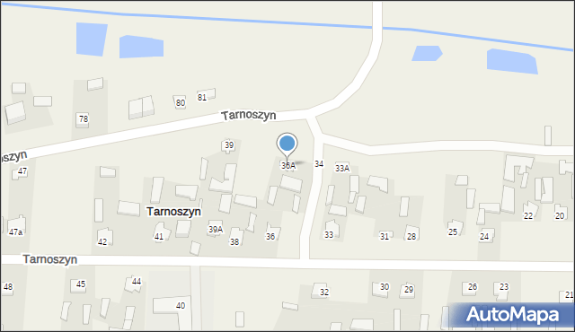 Tarnoszyn, Tarnoszyn, 36A, mapa Tarnoszyn