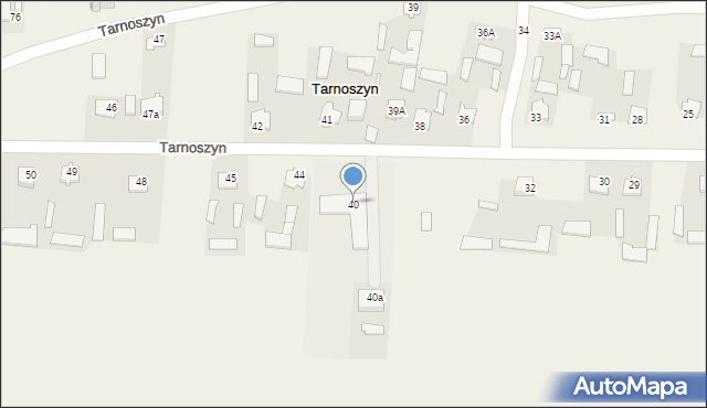 Tarnoszyn, Tarnoszyn, 40, mapa Tarnoszyn