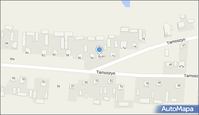 Tarnoszyn, Tarnoszyn, 72, mapa Tarnoszyn