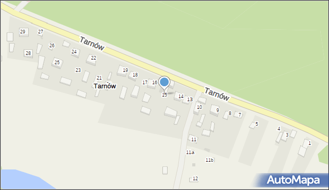 Tarnów, Tarnów, 15, mapa Tarnów