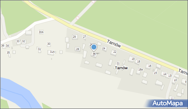 Tarnów, Tarnów, 25, mapa Tarnów