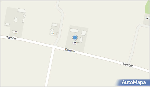 Tarnów, Tarnów, 25, mapa Tarnów