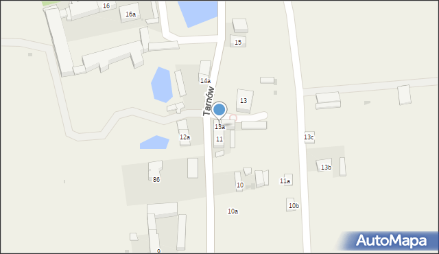 Tarnów, Tarnów, 13a, mapa Tarnów