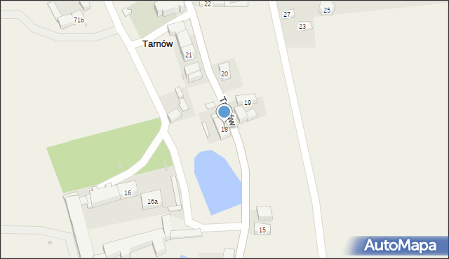 Tarnów, Tarnów, 18, mapa Tarnów