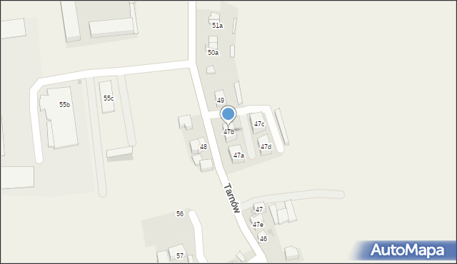 Tarnów, Tarnów, 47b, mapa Tarnów