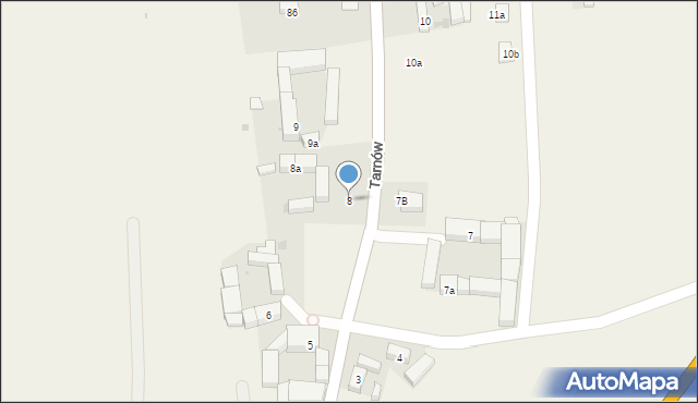 Tarnów, Tarnów, 8, mapa Tarnów
