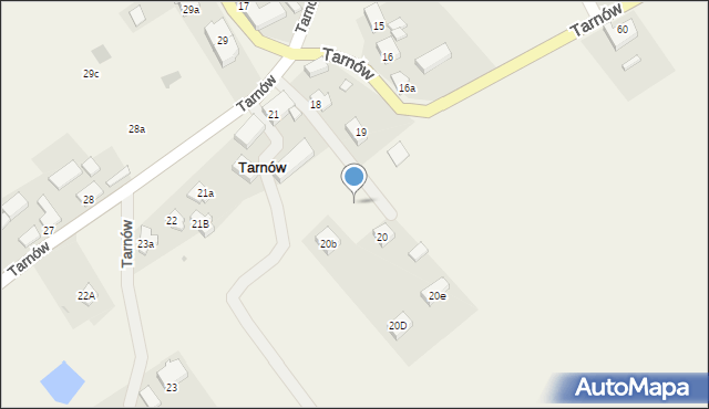 Tarnów, Tarnów, 20a, mapa Tarnów