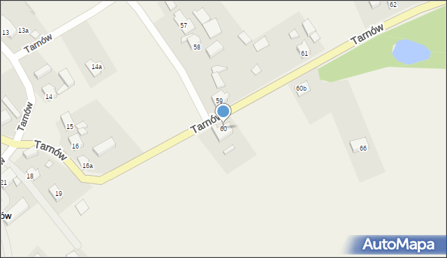 Tarnów, Tarnów, 60, mapa Tarnów