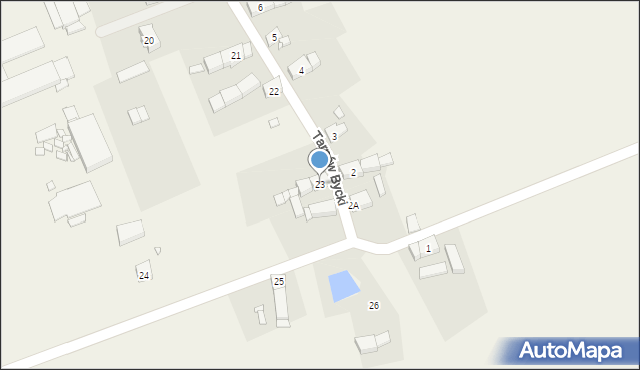 Tarnów Bycki, Tarnów Bycki, 23, mapa Tarnów Bycki