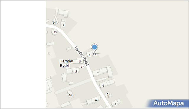 Tarnów Bycki, Tarnów Bycki, 8A, mapa Tarnów Bycki