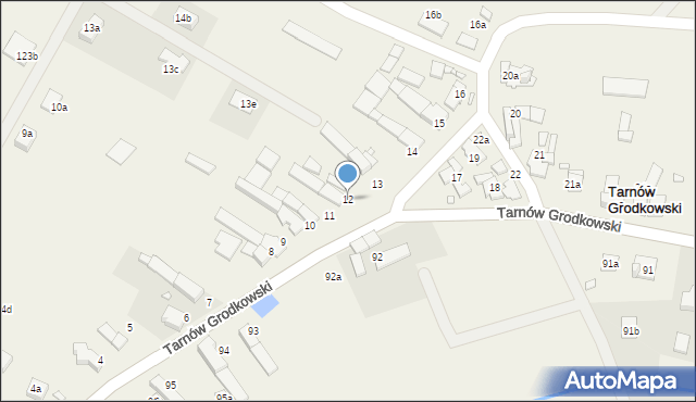 Tarnów Grodkowski, Tarnów Grodkowski, 12, mapa Tarnów Grodkowski