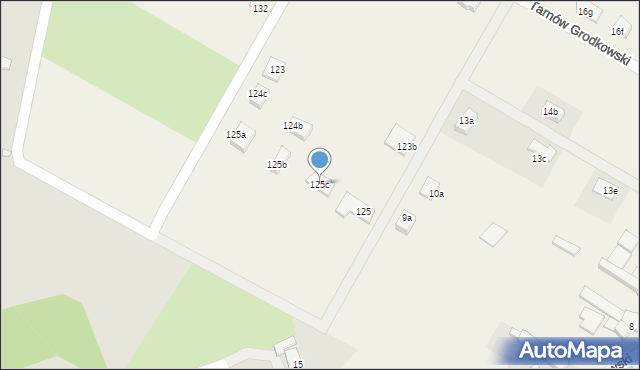 Tarnów Grodkowski, Tarnów Grodkowski, 125c, mapa Tarnów Grodkowski