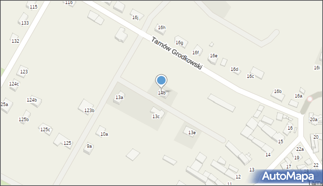 Tarnów Grodkowski, Tarnów Grodkowski, 14b, mapa Tarnów Grodkowski