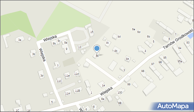 Tarnów Grodkowski, Tarnów Grodkowski, 3b, mapa Tarnów Grodkowski