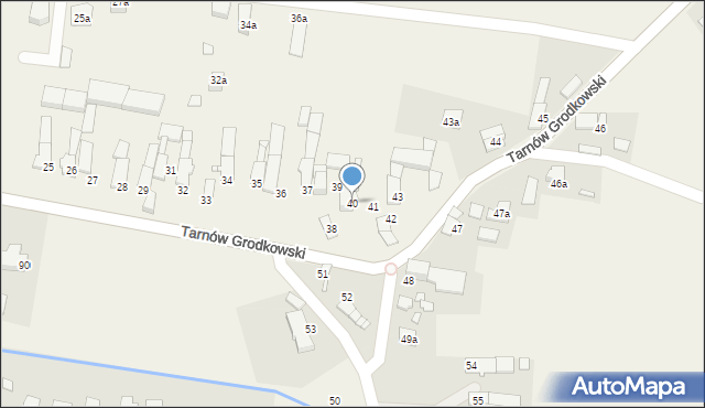 Tarnów Grodkowski, Tarnów Grodkowski, 40, mapa Tarnów Grodkowski