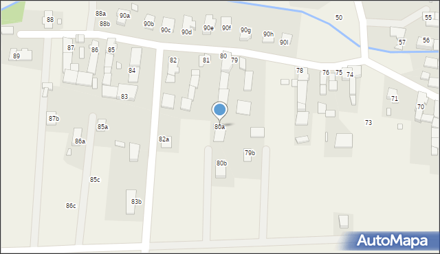 Tarnów Grodkowski, Tarnów Grodkowski, 80a, mapa Tarnów Grodkowski