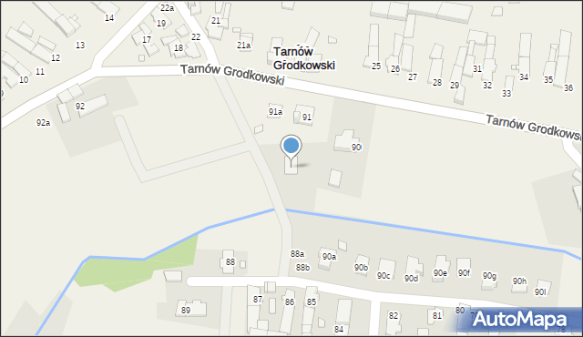 Tarnów Grodkowski, Tarnów Grodkowski, 91b, mapa Tarnów Grodkowski