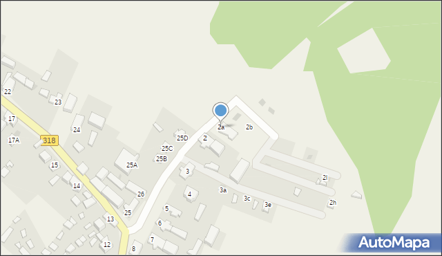 Tarnów Jezierny, Tarnów Jezierny, 2a, mapa Tarnów Jezierny